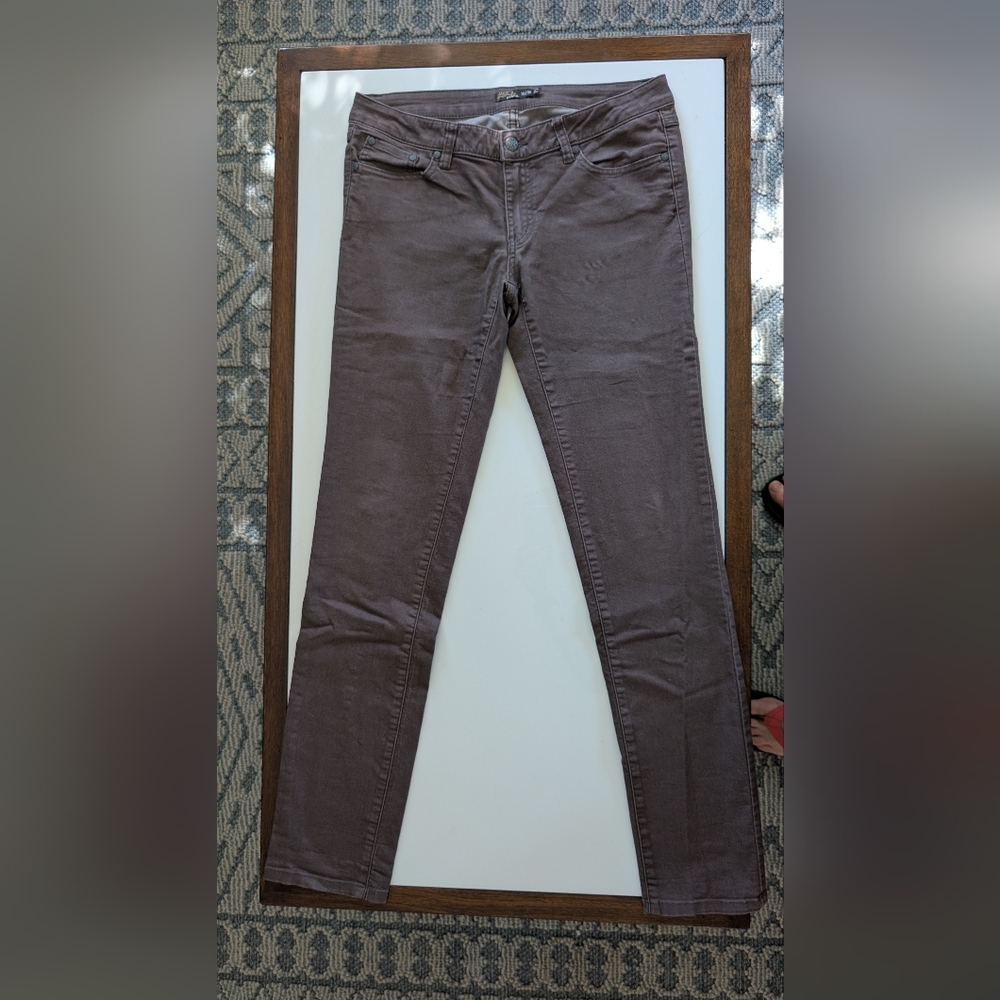 Prana Brown Slim Straight Pants